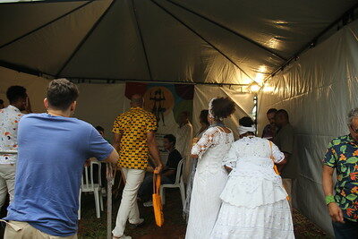 Espaço Cada Terreiro é um Ponto: Tenda do Comitê de Cultura DF na Festa das Águas